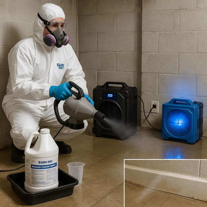 Sanitization and Odor Removal process in Charlemont, MA